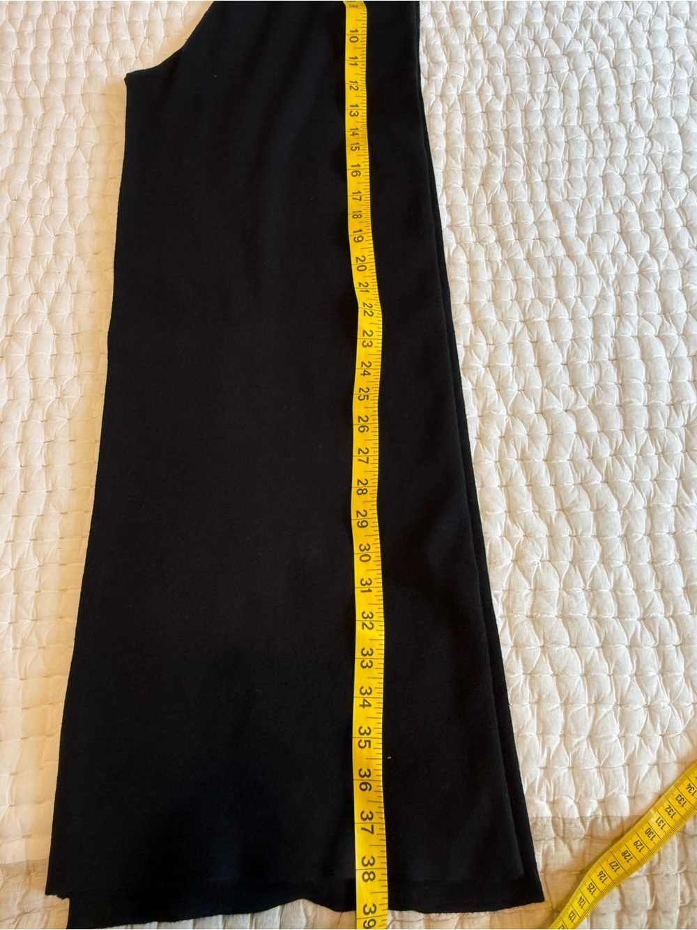 Marled Women’s Black Knit Wide-Leg Pants with Top - Picture 9 of 10